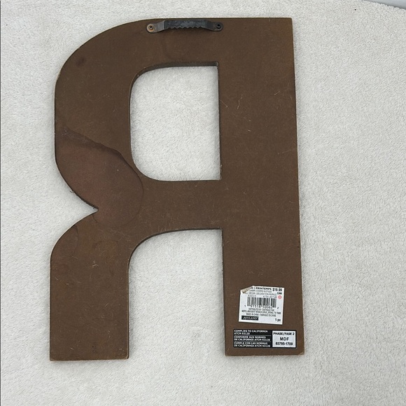 Ashland Rustic Floral R Wall Decor - Picture 5 of 6